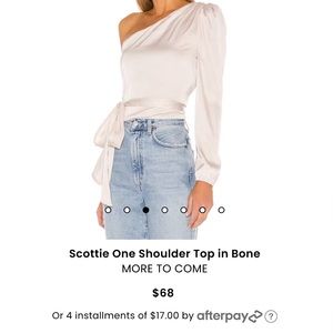 Superdown one shoulder top